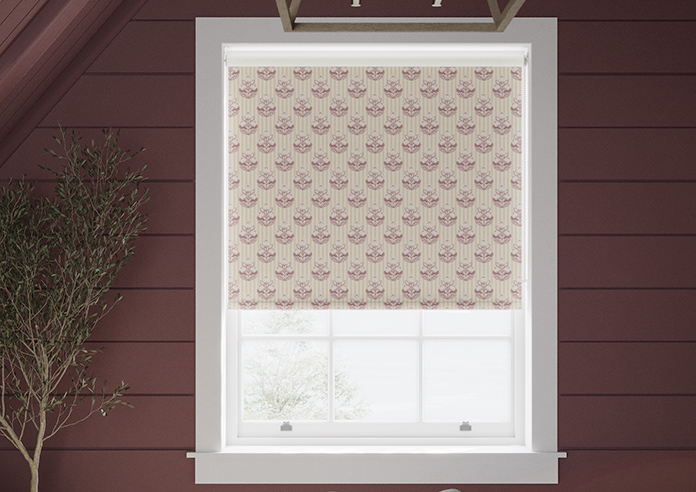 Midford, Mantels Stripe Rosies Pink - Twist&Fit Roller Blind - Image 3